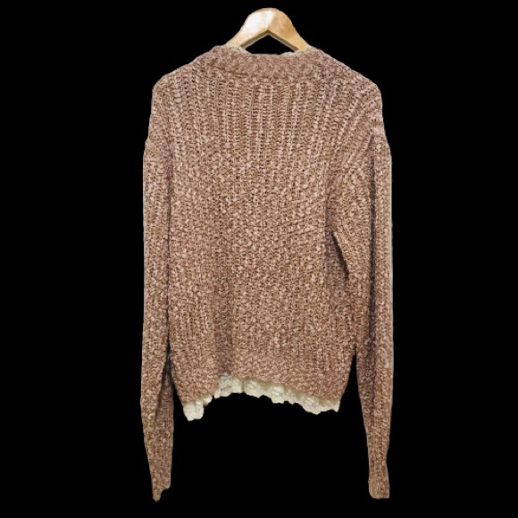 Pink knit Mia sweater with tags. - Picture 3 of 3